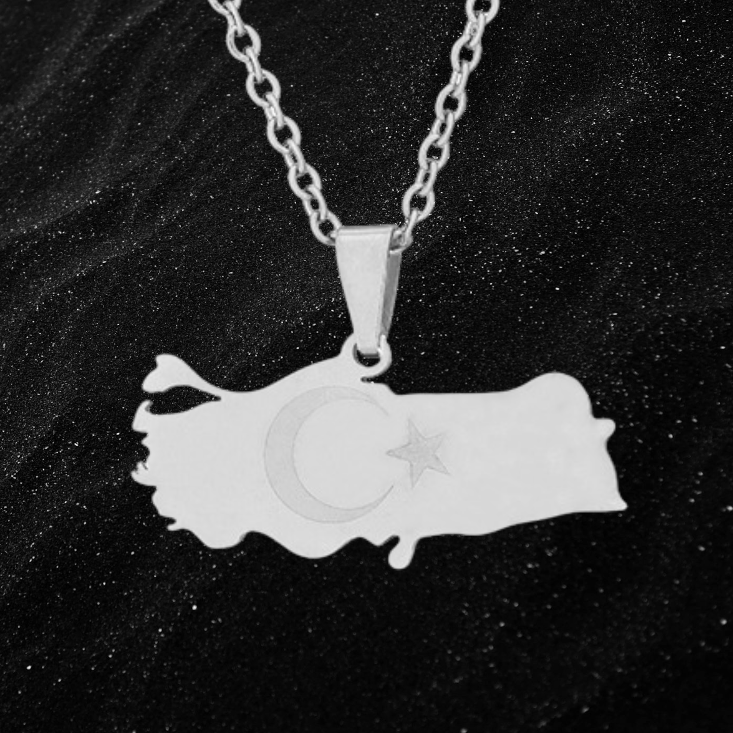 Turkey Map Necklace