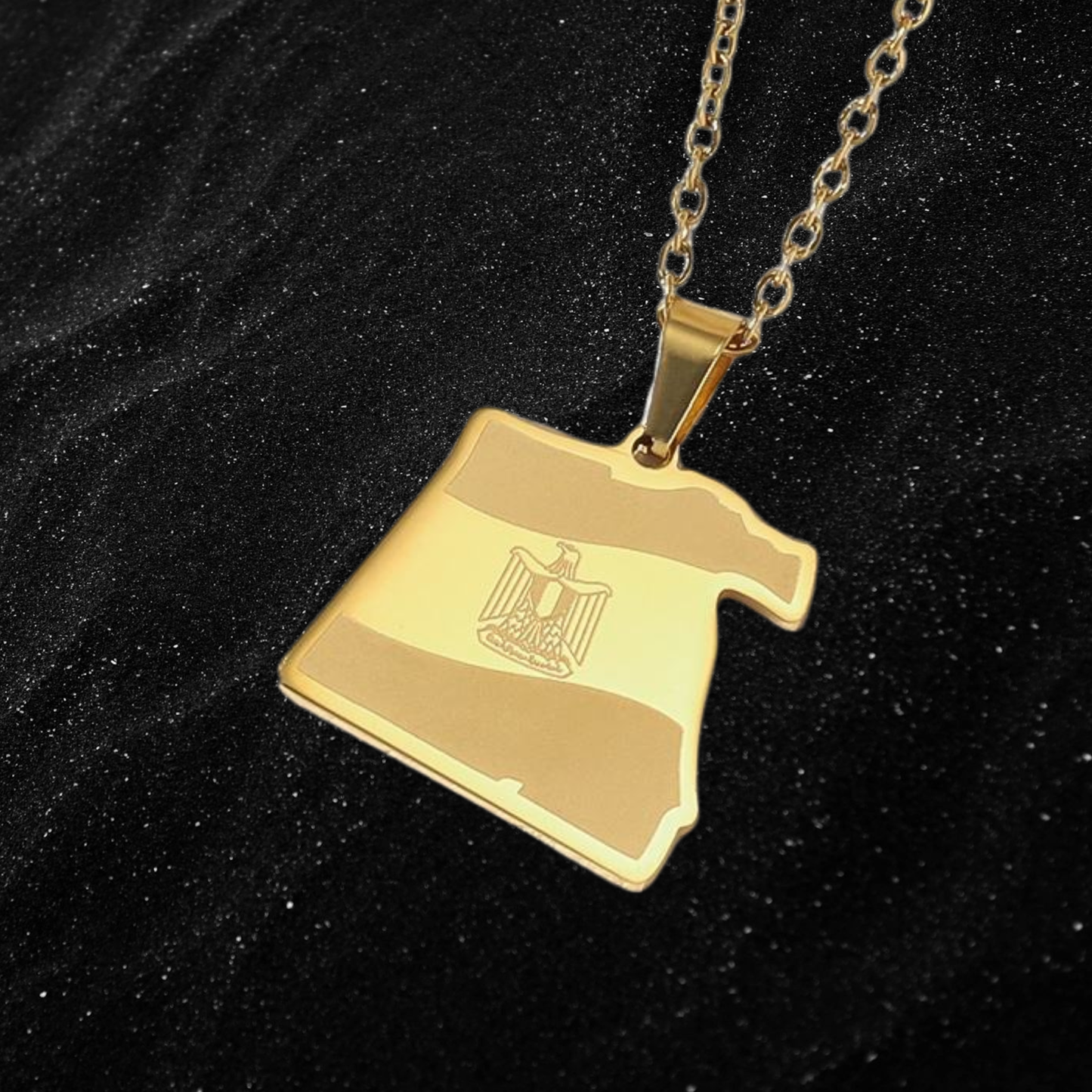 Egypt Map Necklace