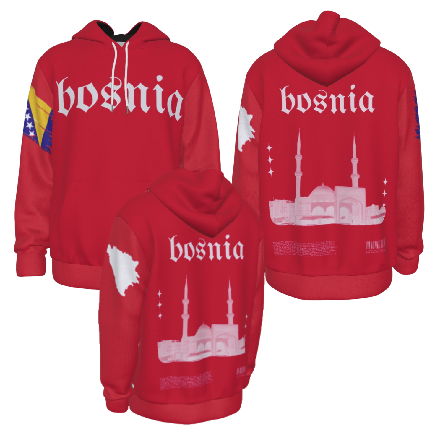 Bosnia Heritage Hoodie