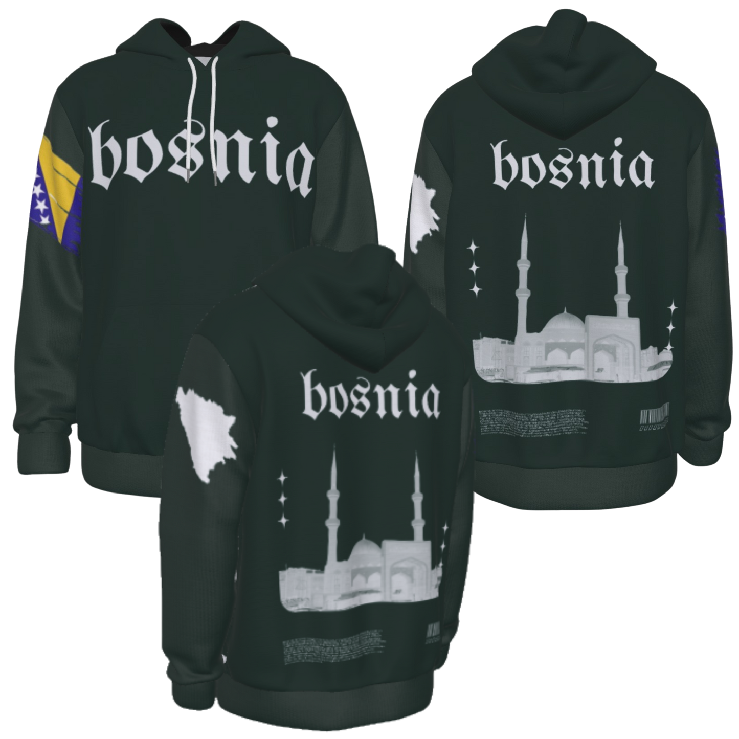 Bosnia Heritage Hoodie