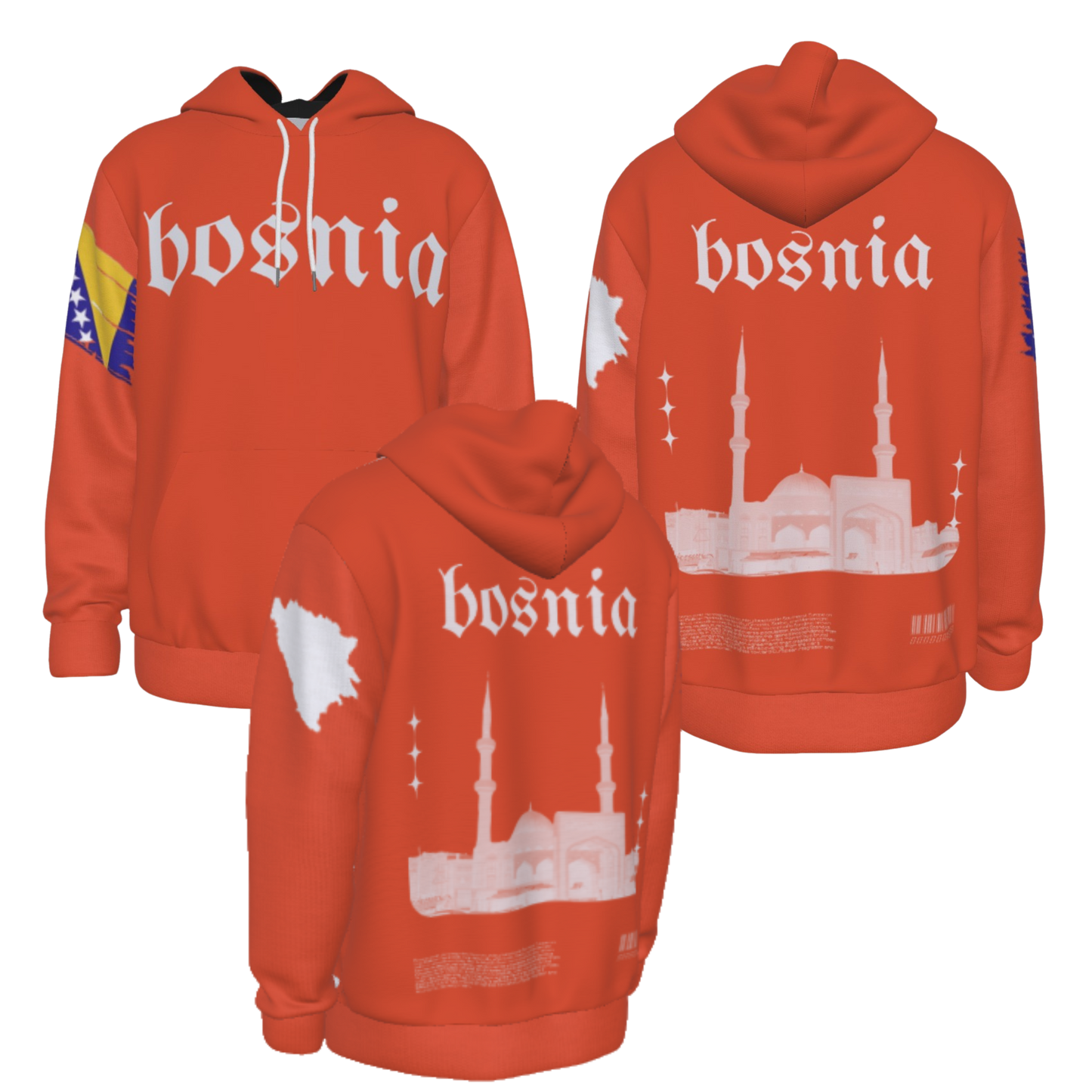 Bosnia Heritage Hoodie