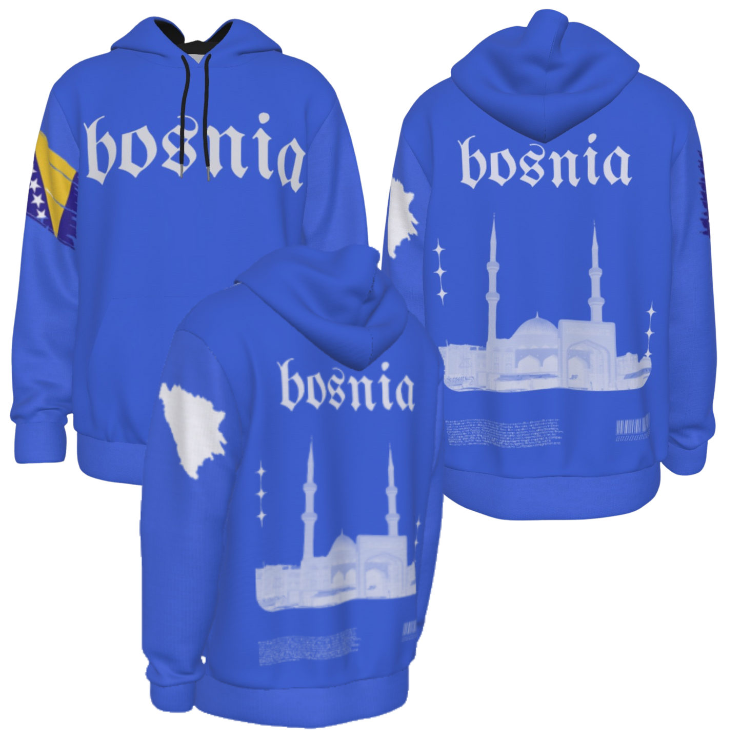 Bosnia Heritage Hoodie