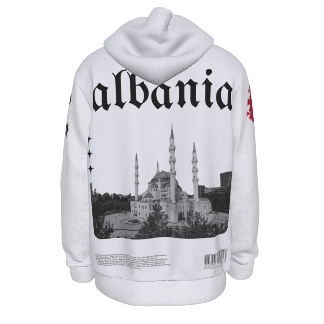 HR-WERBEDESIGN Albanie Veste Albania Shqipëria Hoodi Pull à capuche Albanie Kosovo Koy, Noir , S HR-WERBEDESIGN Albanie Veste Albania Shqipëria Hoodi Pull à capuche Albanie Kosovo Koy, Noir , S